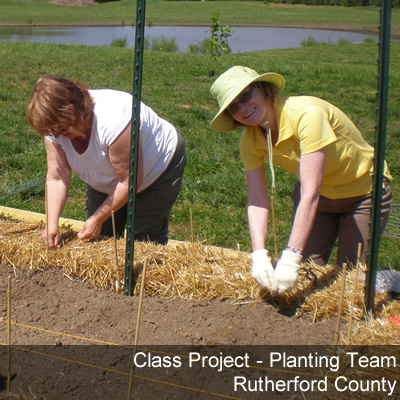 Class Project Plant Team Rutherford County 