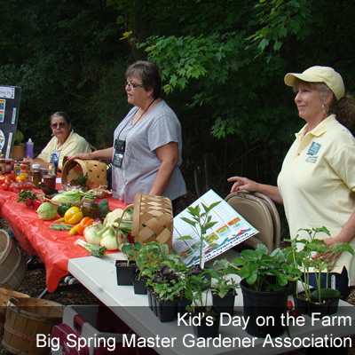 Kid's Day on the Farm - Big Spring Master Gardener Association